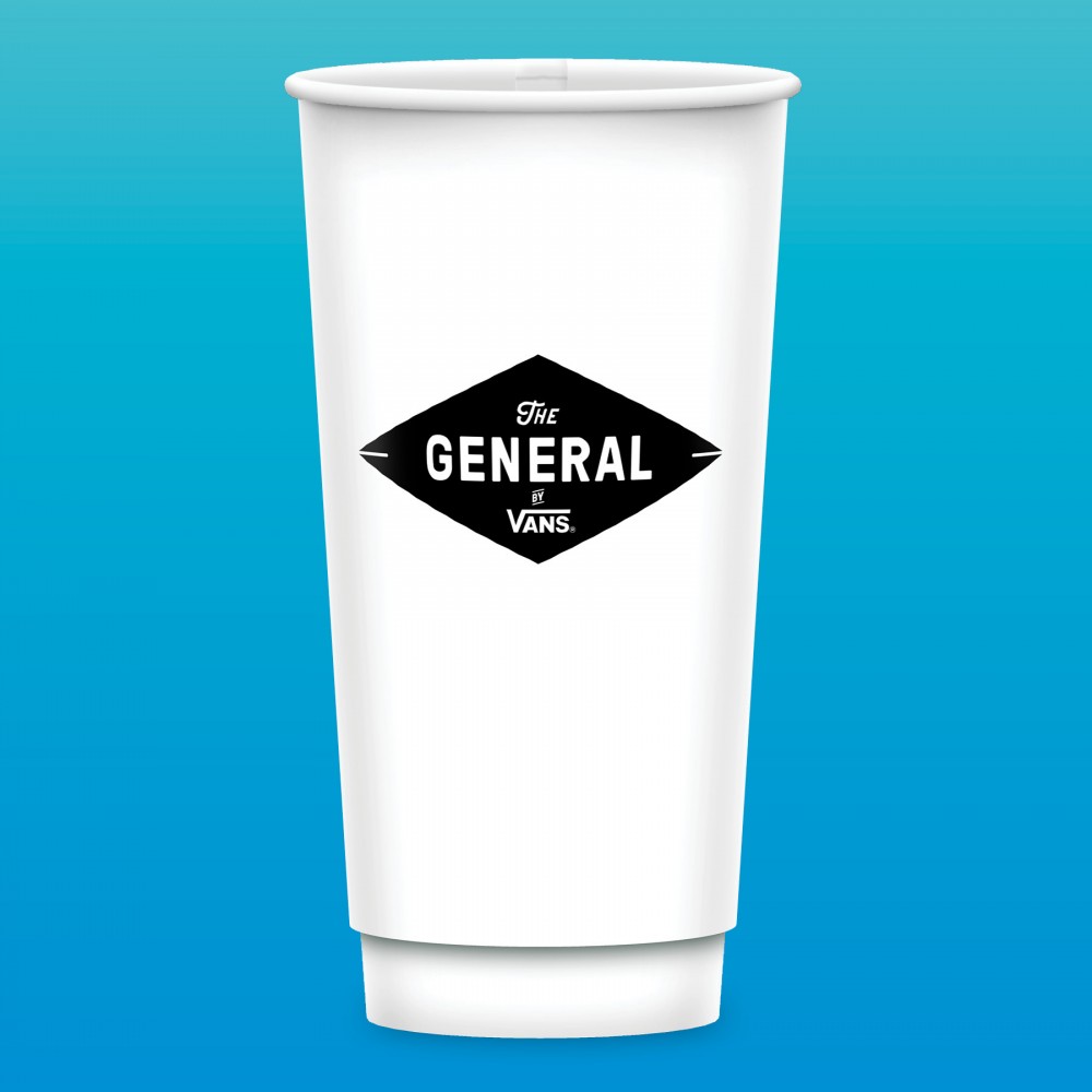 21 oz-Vx2 Matte Double Wall Insulated Paper Cups Logo Branded 21 oz-Vx2 Matte Double Wall Insulated Paper Cups Logo Branded