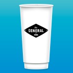 21 oz-Vx2 Matte Double Wall Insulated Paper Cups Logo Branded