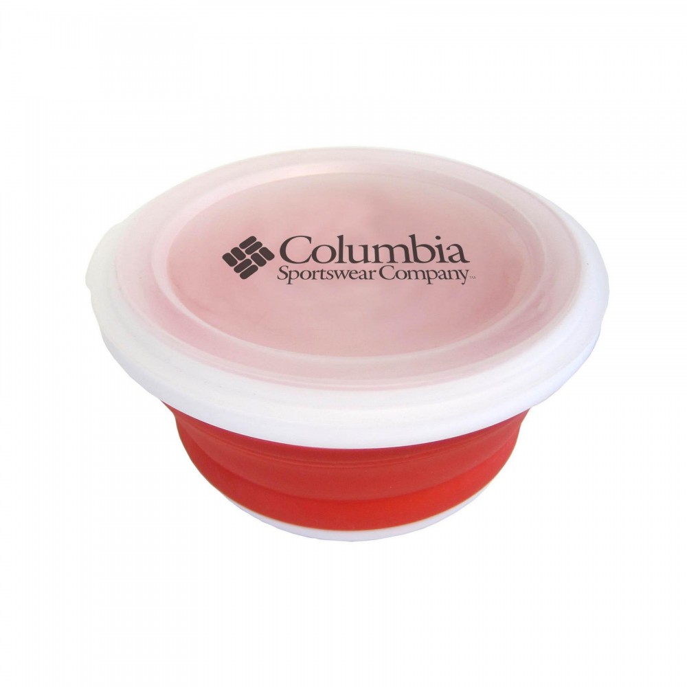 Collapsible Travel Bowl Logo Branded