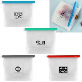 Custom Printed Reusable Food Storage Bag - 1000 Ml