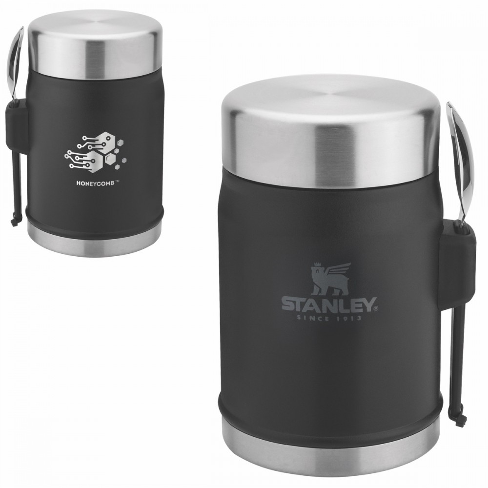 Stanley 14 oz Classic Legendary Food Jar & Spork Logo Branded