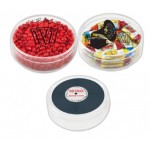 Logo Branded Plastic Music Reel Shape Container