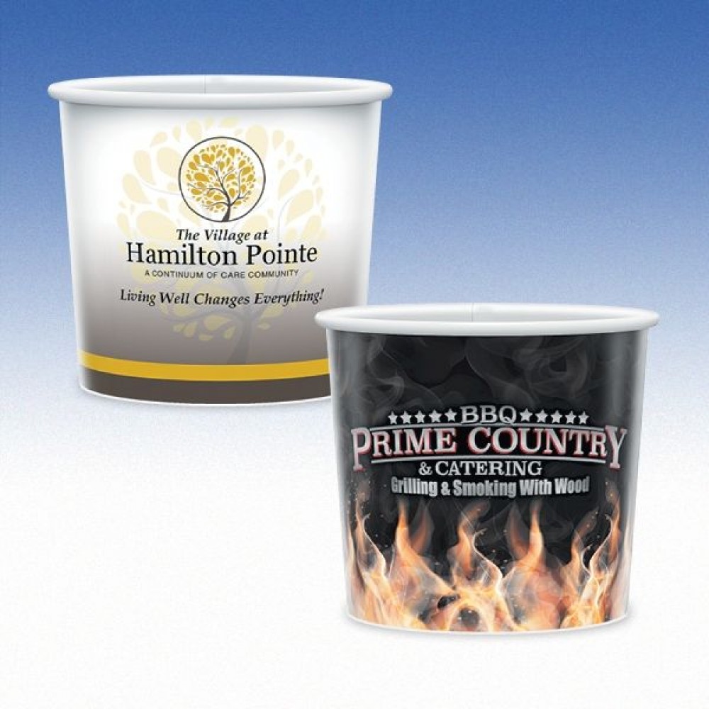 Custom Printed 16 oz-Microwavable Paper Containers Custom Printed 16 oz-Microwavable Paper Containers