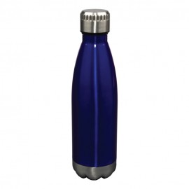 Logo Branded 17 oz. Blue Stainless Steel Glacier Bottle