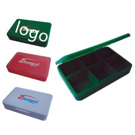 Rectangle Pill Storage Holder Custom Imprinted