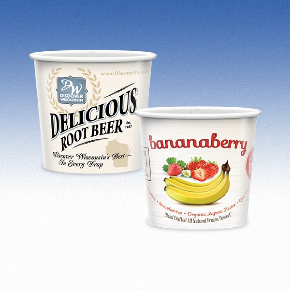 Custom Imprinted 12 oz-Heavy Duty Paper Cold Containers Custom Imprinted 12 oz-Heavy Duty Paper Cold Containers