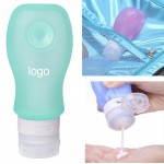 Logo Branded 89ml 100% Food Grade Silicon Travel Bottle