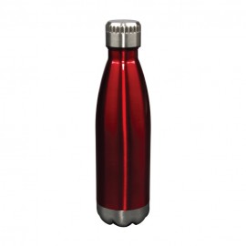 Custom Imprinted 17 oz. Red Stainless Steel Glacier Bottle