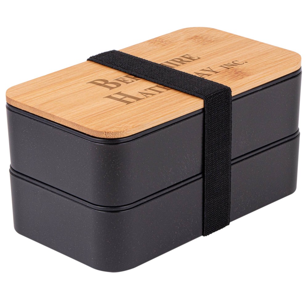 Custom Imprinted Wheat Straw Bento Box