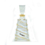 Logo Branded Glass Bottle With Gold-Painted
