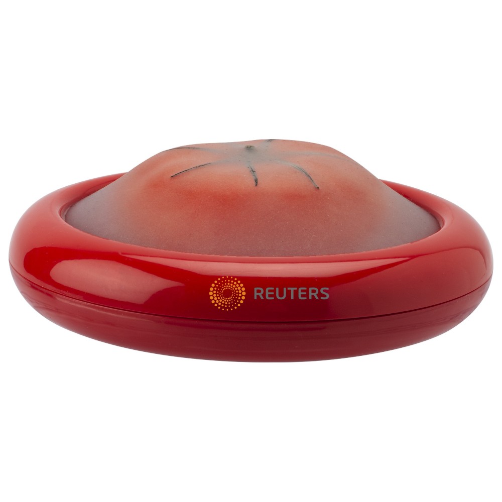 The Yogi Tomato Stretch Pod Container Custom Imprinted The Yogi Tomato Stretch Pod Container Custom Imprinted