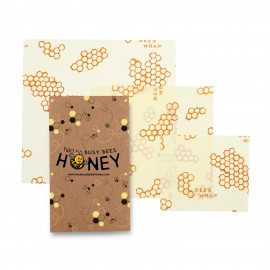 Custom Imprinted Beeswrap Set of 3  Custom Imprinted Beeswrap Set of 3