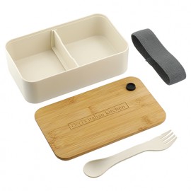 Custom Printed PLA Bento Box with Bamboo Lid