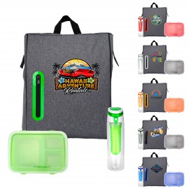 Custom Imprinted To Go Oval Lunch & Drink Cooler