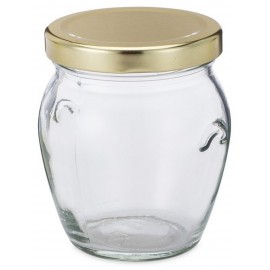 Logo Branded 7 oz Clear Glass Honey Pot Jars