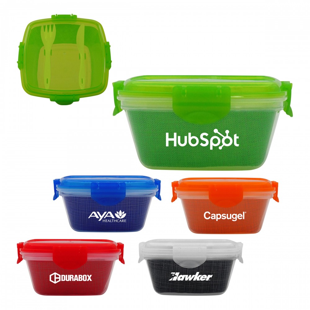 Logo Branded Strand Clip Top Container Logo Branded Strand Clip Top Container