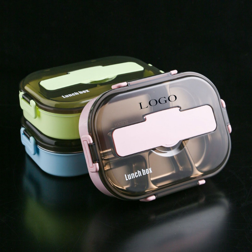 Portable Stainless Steel Divided Food Tray Custom Printed Portable Stainless Steel Divided Food Tray Custom Printed