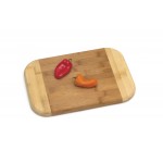 Bamboo 2 Tone Large Cutting Boards - Set of 2 with Logo