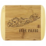 A Slice of Life Long Island Serving & Cutting Board with Logo