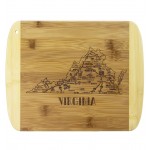 Personalized A Slice of Life Virginia Serving & Cutting Board