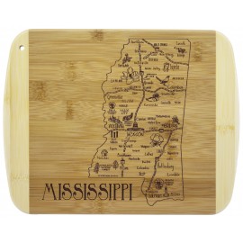 A Slice of Life Mississippi Serving & Cutting Board with Logo