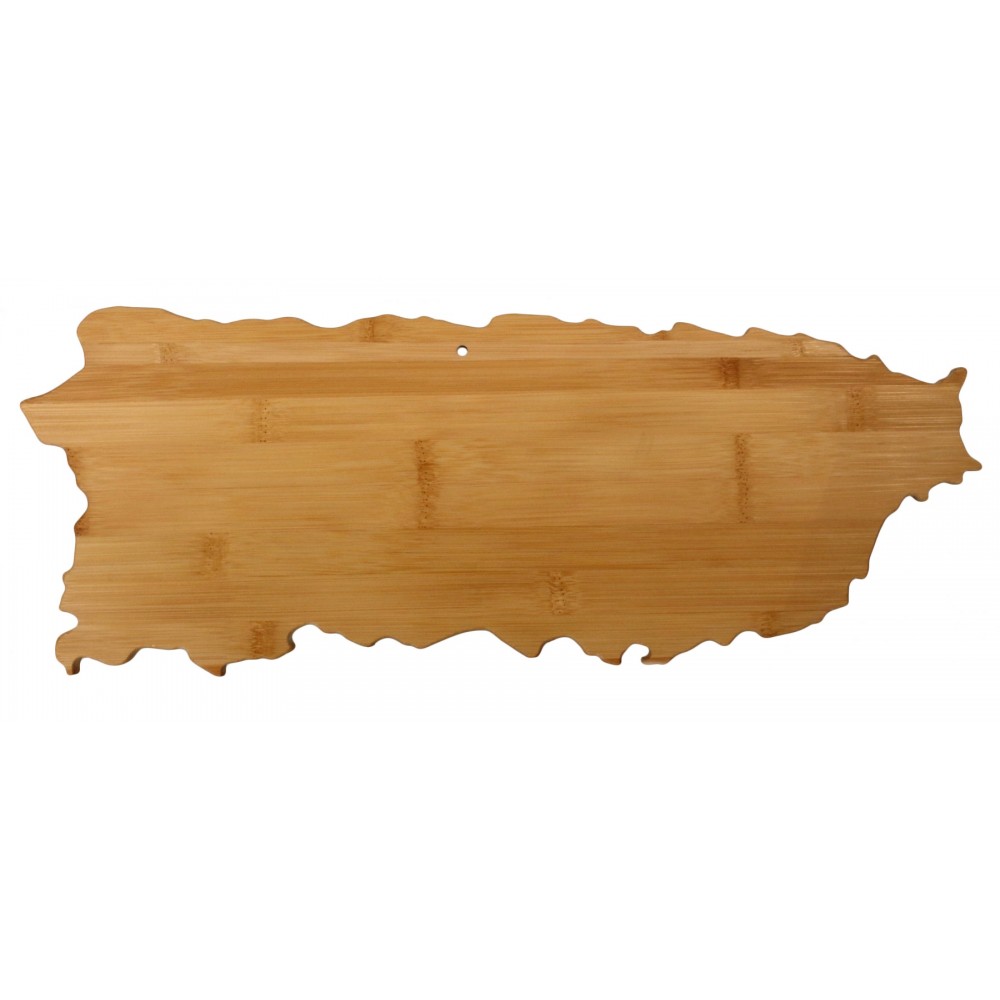 Puerto Rico State Cutting & Serving Board with Logo Puerto Rico State Cutting & Serving Board with Logo