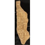 Manhattan City Life Cutting & Serving Board with Logo