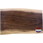 20" x 12" Black Walnut Cutting and Charcuterie Board MADE IN THE USA! with Logo