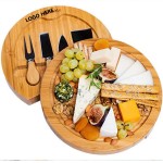 Wood Cheese Board with Logo