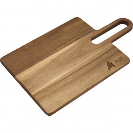 Oblong Acacia Cutting Board (M) Logo Branded