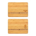 Martinique Bamboo Serving & Cutting Board 15" x 11" Custom Printed