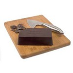 Logo Branded Bamboo Cutting Board for Cheese or Chocolate