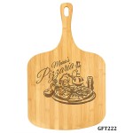 23-1/2" x 14-1/2" Bamboo Pizza Board with Logo