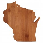 Logo Branded Wisconsin State Cutting & Serving Board