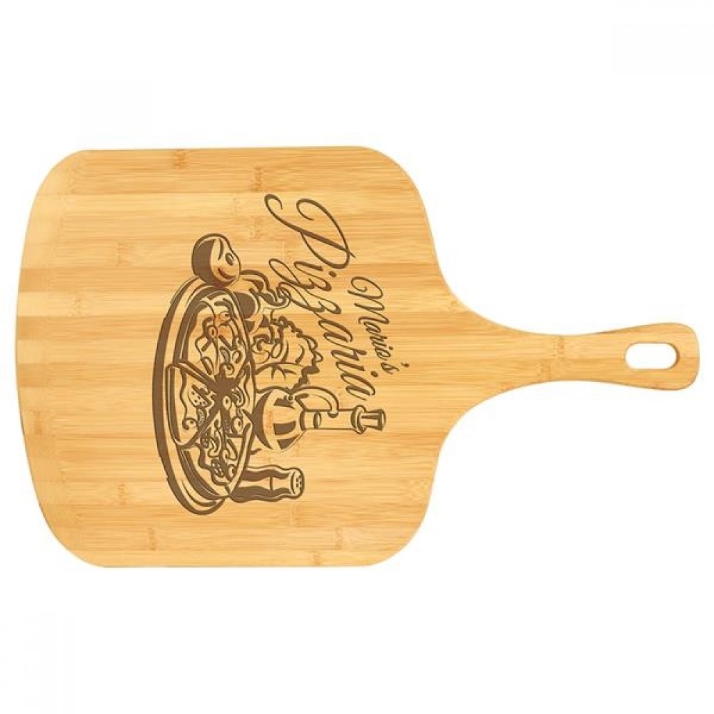 Bamboo Pizza Board 23 1/2" X 14 1/2" with Logo