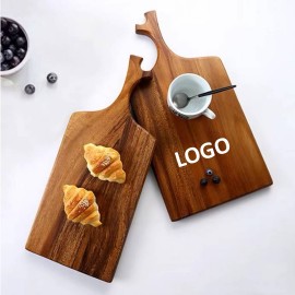 Acacia Wooden Bread Board with Logo