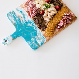 XL Acacia Cheese Board with Logo