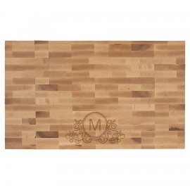 Promotional 16" x 13" x 1 1/2" Maple Butcherblock Cutting Board