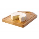 Rubberwood Cheese/Carving Board with Logo