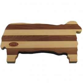 Custom Lamb Shaped Wood Cutting Board
