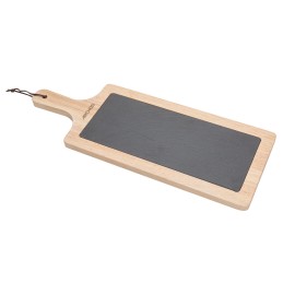 Logo Branded Garcon Slate Serving Board - Black