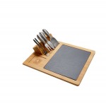 Custom Bamboo Cheese Board Set