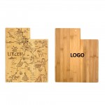 Utah State Shaped Wooden Cutting Board Logo Branded