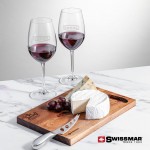 Promotional Swissmar Acacia Board & 2 Coleford Wine