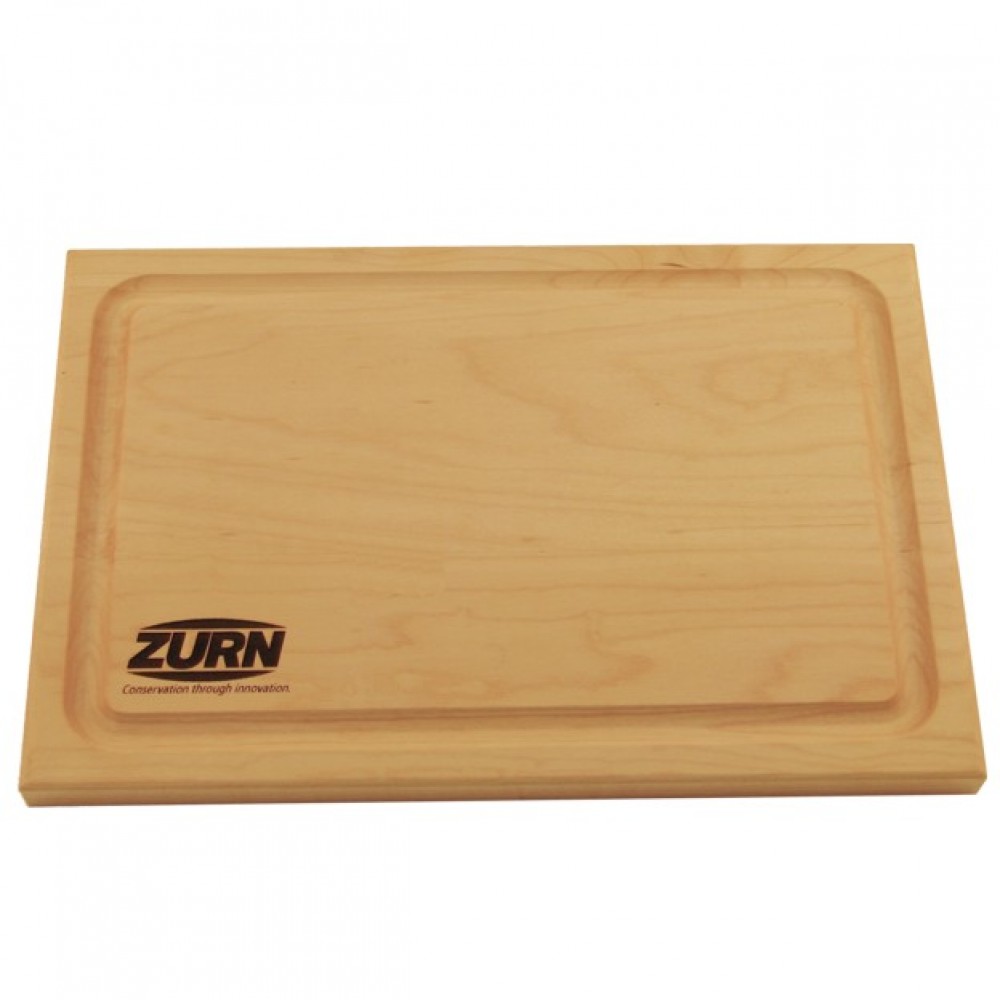 Logo Branded Wood Cutting Board w/Juice or Crumb Groove