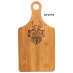 Bamboo Paddle Shaped Cutting Board, 13-1/2"x 7 with Logo