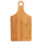 13" x 7" Bamboo Paddle Cutting Board with Logo
