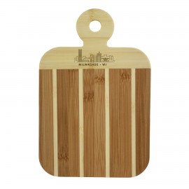 Promotional Striped Paddle Milwaukee City Skyline Board