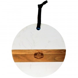 Calacatta Charcuterie Board with Logo