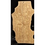 Seattle City Life Cutting & Serving Board with Logo